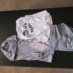 Nike grey hoodie set sz 2T